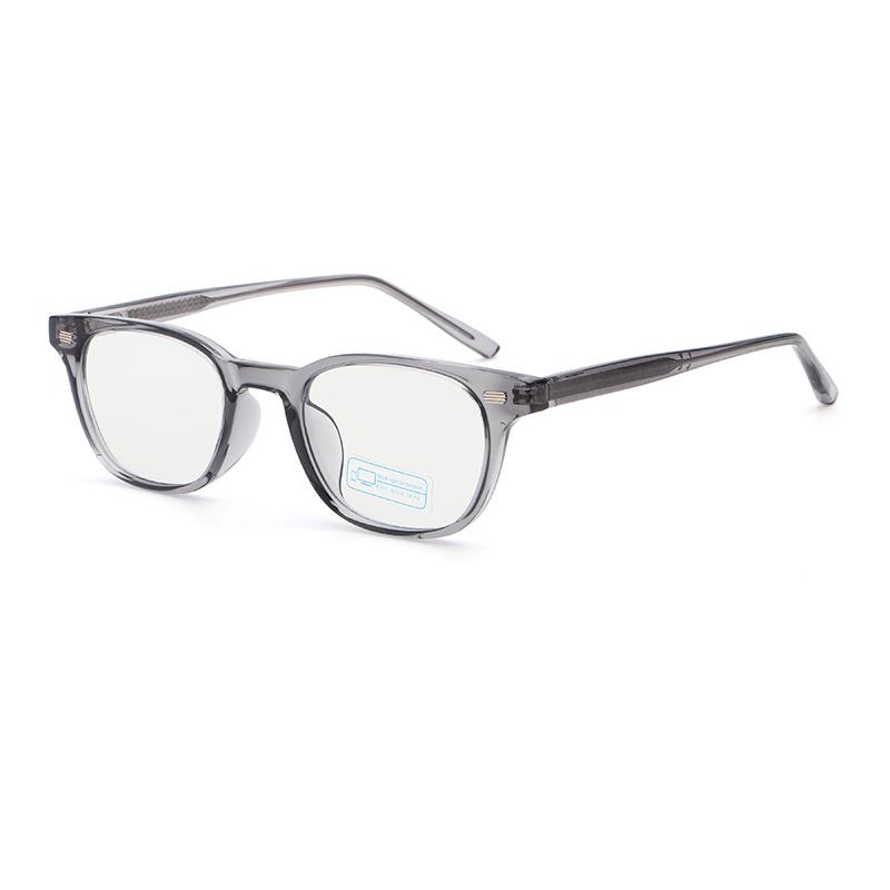 Chic Round Frame Glasses: Unisex Lightweight Blue Light Blocking Glasses for a Slimmer Face