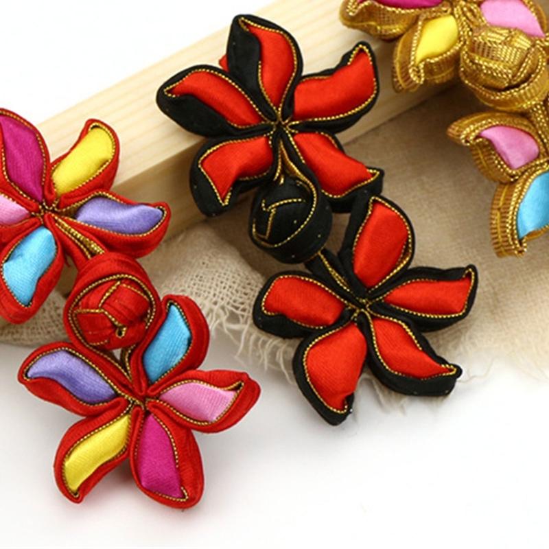 Chinese Knot Frog Buttons Cheongsam Buttons Flower Chinese Closures Buttons Sewing Fasteners for DIY Chinese Cloaks Coat