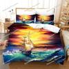 Ölgemälde Van Gogh Sternenhimmel Bettwäscheset Queen King Size Schlafzimmerdeko Bettbezug Kissenbezug Bettwäsche Heimtextil
