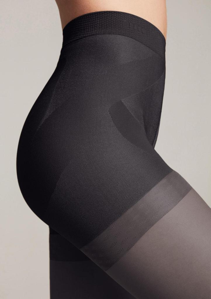 Women's Shaping Pantyhose with Push-up Effect Black X-Press 40 Conte