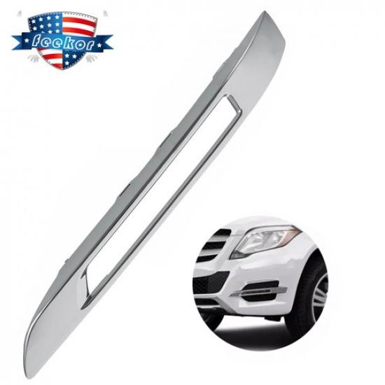 LH Driver Side Left Fog Lamp Cover Chrome for 2013-2015 Mercedes-Benz GLK250