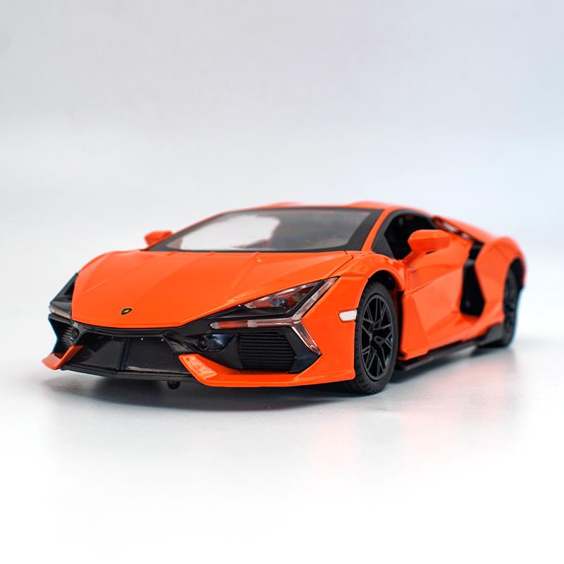 1/24 Legierung Druckguss Lamborghini Aventador Sportwagen Modell, Türen können geöffnet werden, Simuliertes Geräusch und Licht, Erwachsene können Sammlerstücke