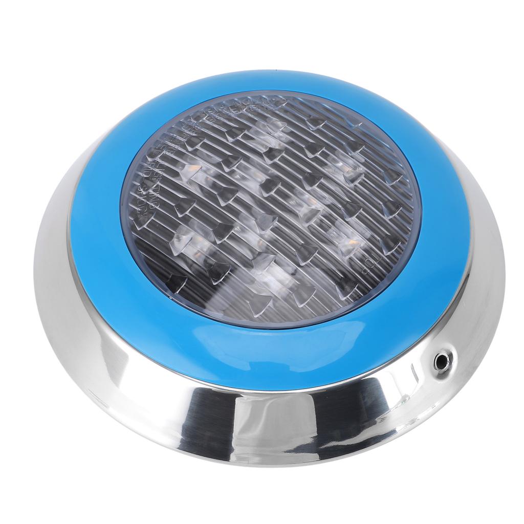 Wall Mounted Pool Light Waterproof 6000K White Light Embedded LED Underwater Swimming Pool Lamp for Pond Fountain 24V