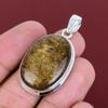 Bronzite pendant 925 sterling silver pendant antique jewelry top quality gemstone pendant handmade jewelry gifts for women statement pendant
