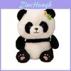 Mahjong Panda Stuffed Animal Plush Toy With Short Pile Fabric For Home Decor And Play