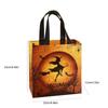 Pumpkin Halloween Tote Bag Handbag Halloween Gift Bag Foldable Halloween Non-woven Bag  Girl