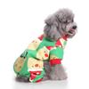 Festive Christmas Dog Outfit Small Breeds - Reindeer Snowman Penguin Themed Two-Legged Costume In Multiple Holiday Colors