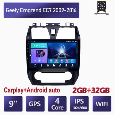 Android 2 Din Auto Multimedia-Player Für Geely Emgrand EC7 2009-2016 Kopf Einheit Stereo Carplay GPS Navigation BT WIFI 2 + 32GB