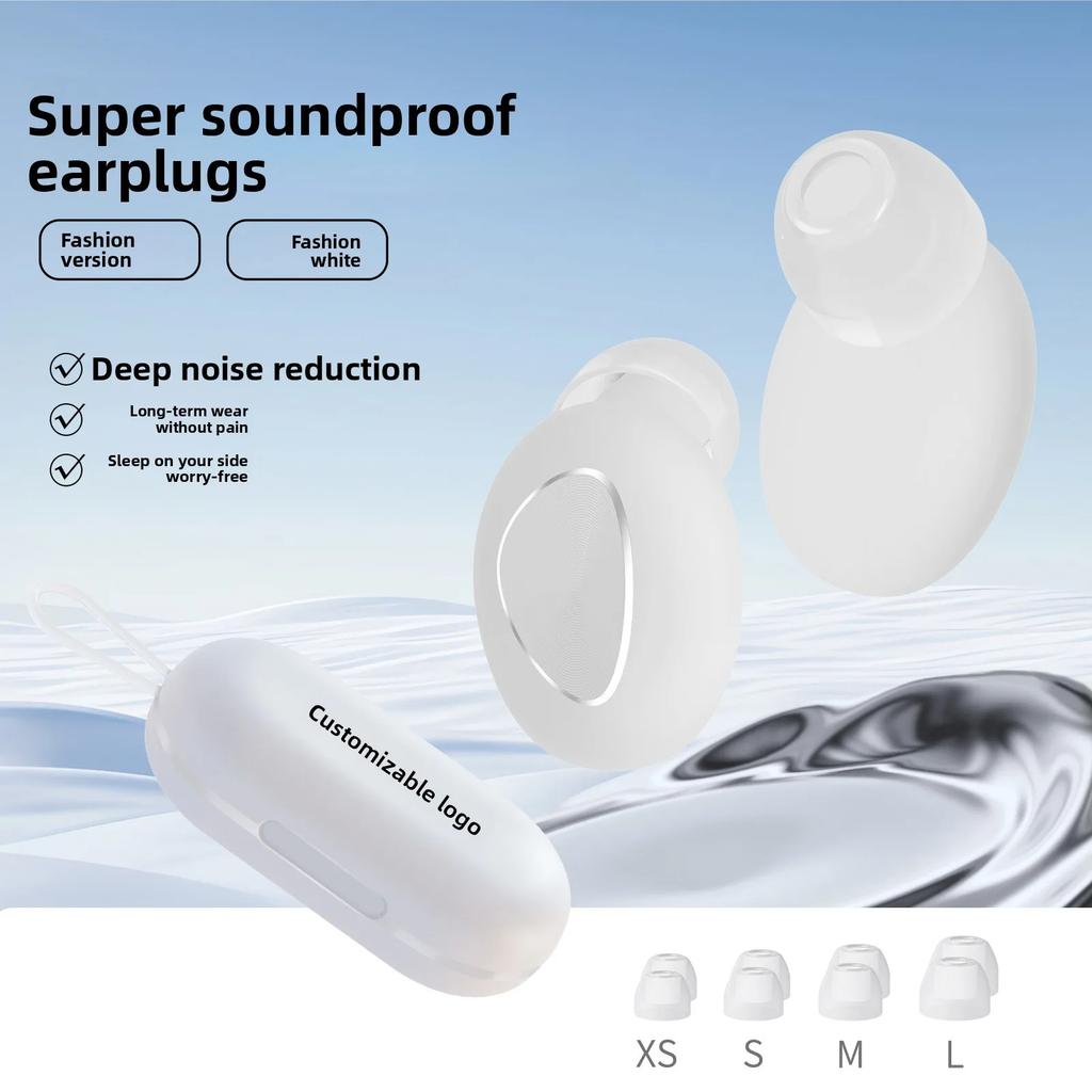 Anti Noise Sleep Earplugs Strong Noise Reduction Isolation Mute for Student Dorm Reusable Travel