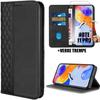 Case - Xiaomi - Redmi Note 11 Pro - Black PU Leather - Mosaic Pattern - Magnetic Closure
