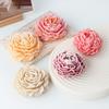 Peony Flower Silicone Soap Molds 3D Resin Candle Molds Flower Fondant Silicone Mold for Handmade Cake Decoration Cupcake Jelly C