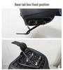 Universal Electric Bicycle Trunk Rack with Backrest and Storage Box