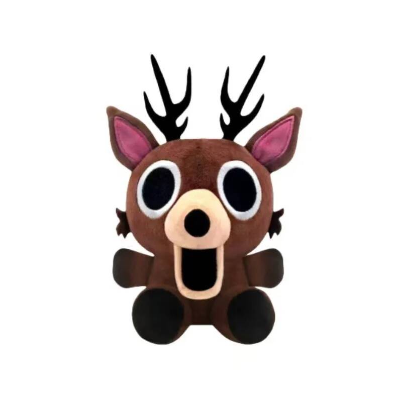 New 99 Nights In The Forest Black Cat Plush Cute Pink Baby Deer Stuffed Doll Funny Blue Owl Red Goat Plush Toy For Kid Gifts