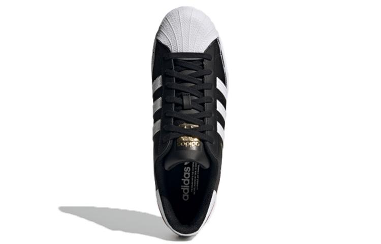 Adidas Superstar 'Wordmark Heel Stripe - Core Black' FX5559