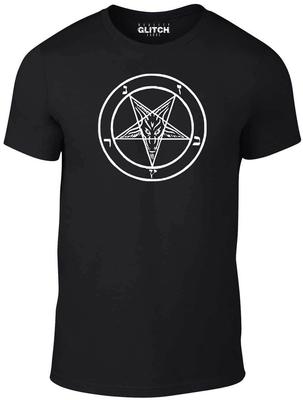 Maglietta Sigillo di Baphomet - Maglietta divertente Satana diavolo retro cristo anti cristo strega