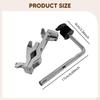 Cymbal Arm Holder Extension Mount Clamp Metal Thickened Adjustable Angle Versatile Portable