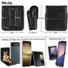 Genuine Leather Phone Bag Universal For Moto Razr 40 Ultar Samsung Z Flip 8 5 4 Huawei P50 Pocket Belt Clip Holster Waist Cover