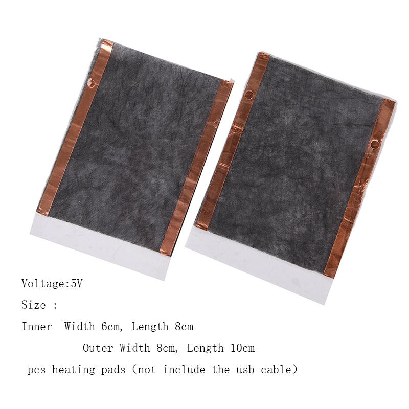 

1 Set DIY USB Electric Heated Jacket Heating Pad Themal Warm Winter Heating Vest Pads For Outdoor Heated Clothing