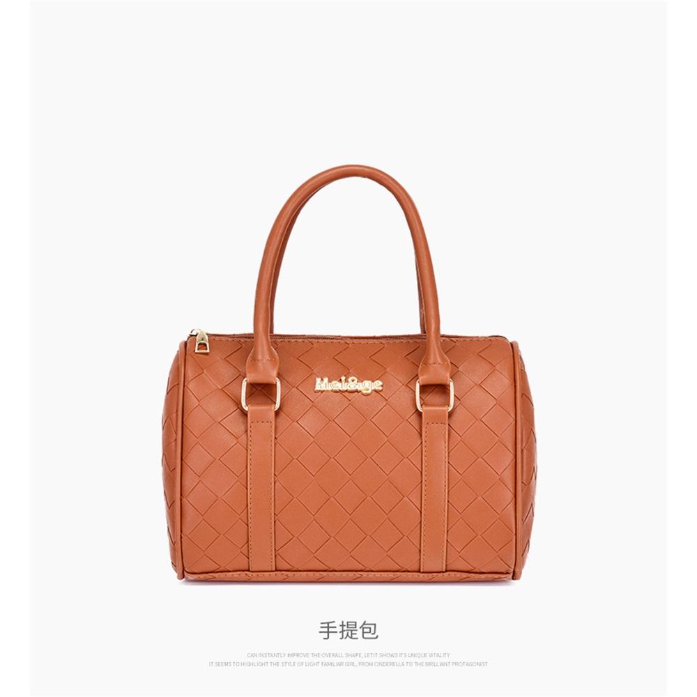 Woven six-piece mother-in-law bag handbag single shoulder crossbody bag women's bag