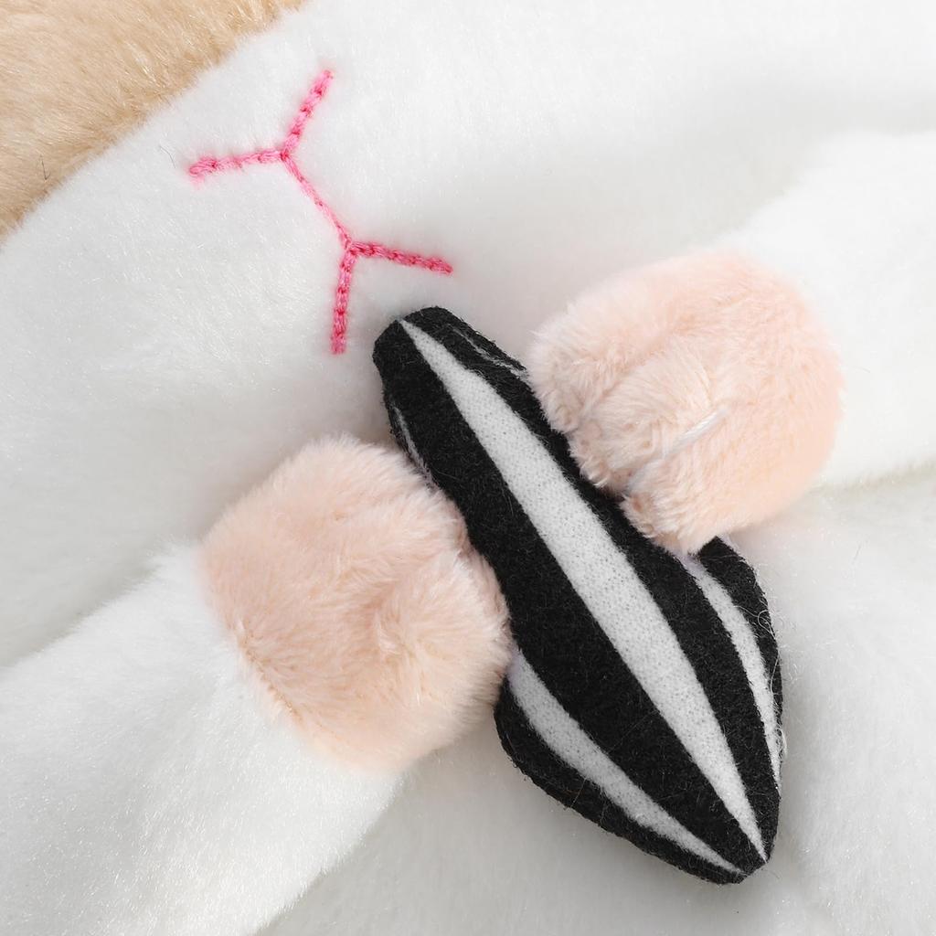 LIFKOME Hamster Plush Toy, Fluffy and Cute, Animal Toy, Character Decor, Sewn Wrap, Figurine, 23cm