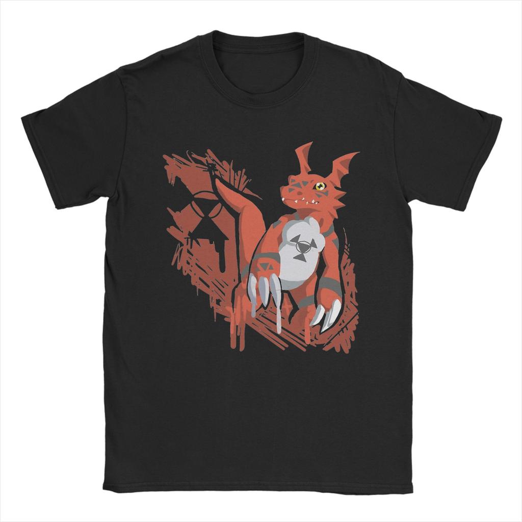 Digimon Digit-allies T-Shirt for Men Women  Vintage Cotton Tee Shirt Crew Neck Short Sleeve T Shirts New Arrival Tops