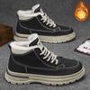 Fashion Snow Boots Winter Men Boots 2025 Plush Comfortable Warm Outdoor Anti Slip Cotton Shoes Lace Up Platform Cold Proof Hiking Boots