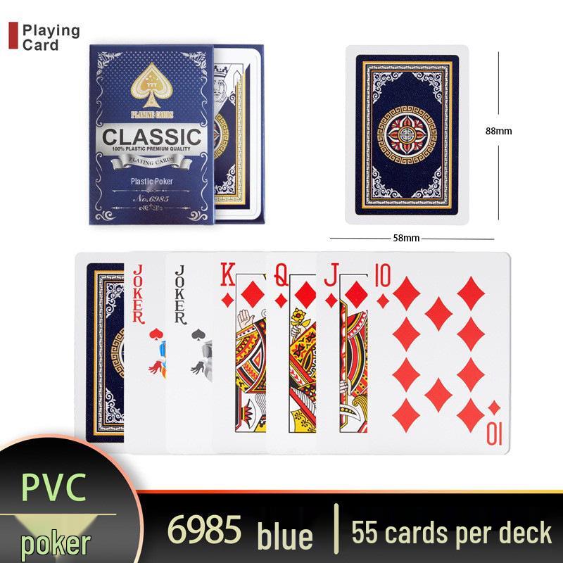 

777 Waterproof Durable Frosted Silk Plastic Playing Cards - Wear-Resistant, Washable, and Anti-Fold Poker Deck