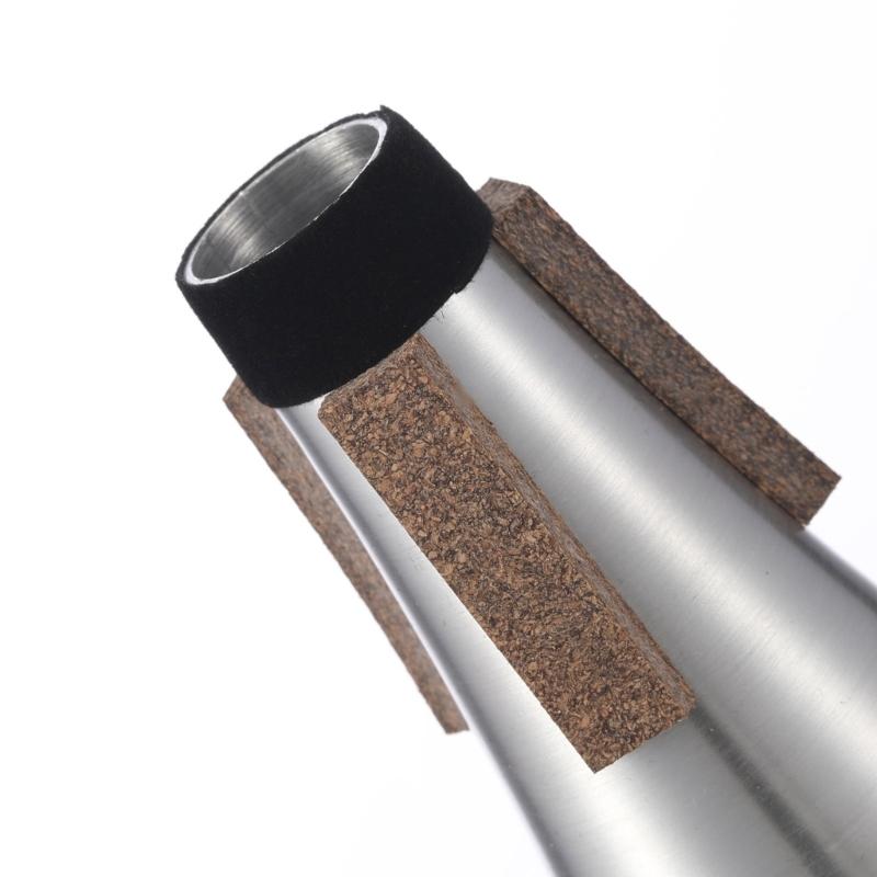 Lightweight Trumpet Mute Silencers Portable Mute Dampener Aluminum Small Trumpet Dampeners for Musicians and Students