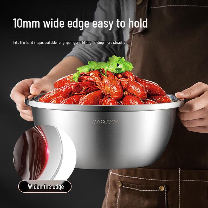 MAXCOOK Stainless Steel Mixing Bowl Set