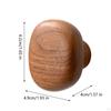 Contemporary Wooden Wall Hook for Jackets And Purses