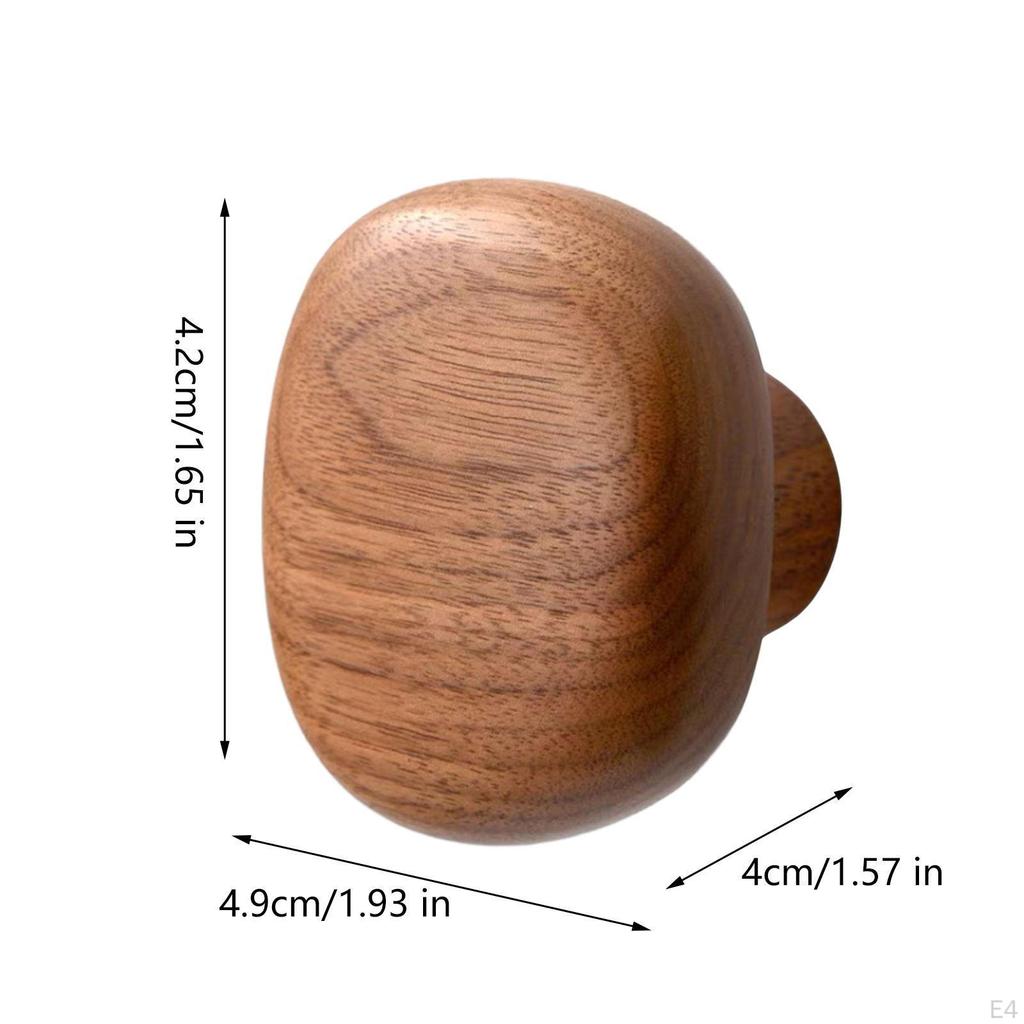 Contemporary Wooden Wall Hook for Jackets And Purses