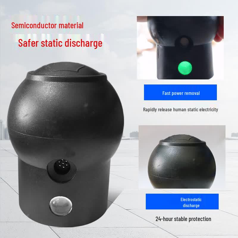 Human Body Static Discharge Ball with Sound & Light
