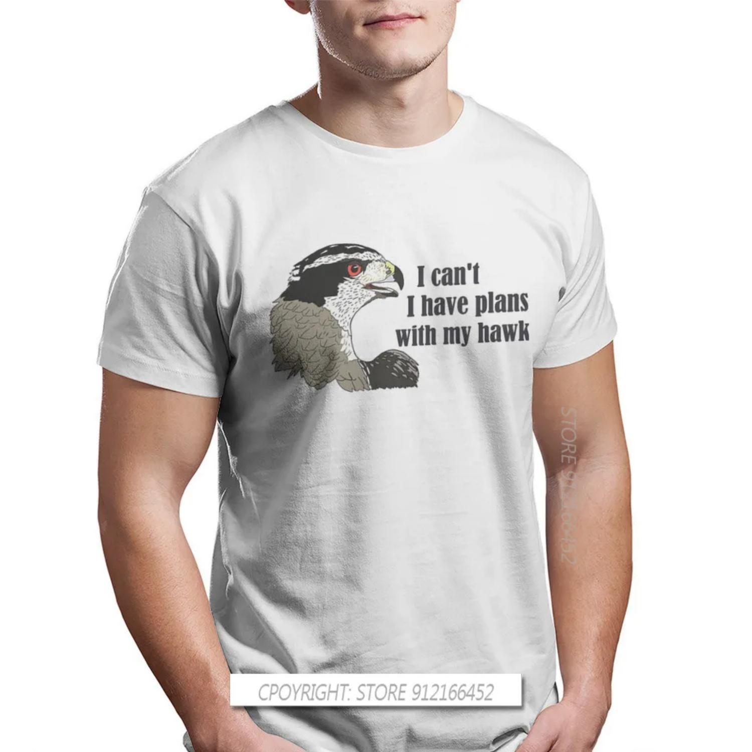 

Falconry Austringer Bird TShirt For Men Goshawk Plans Basic Summer Sweatshirts T Shirt Designer Trendy Fluffy XXXXXL