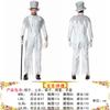Halloween Costume Women Vampire Bride Outfit With Blood Stains Couple Set Cotton Blend Gothic Party Dress