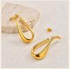 Unique Stainless Steel Stud Earring for Women, 18K Gold Color Plated Geometric Statement Earring Jewelry Wholesale