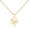 Design Fan Necklace Women'S Light Luxury Simple Versatile Trend Zircon Clavicle Chain