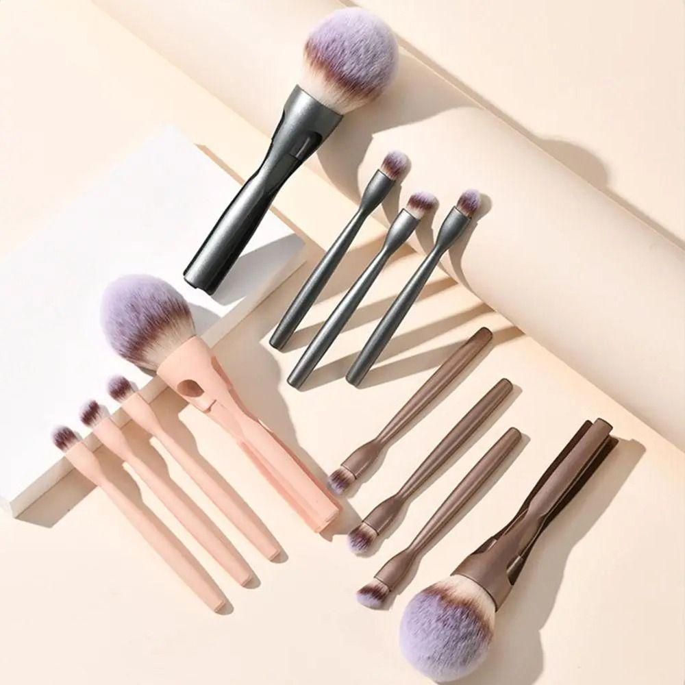 High Coverage 4-in-1 Transformable Brush Multi-purpose Powder Blush Brush Makeup Tools