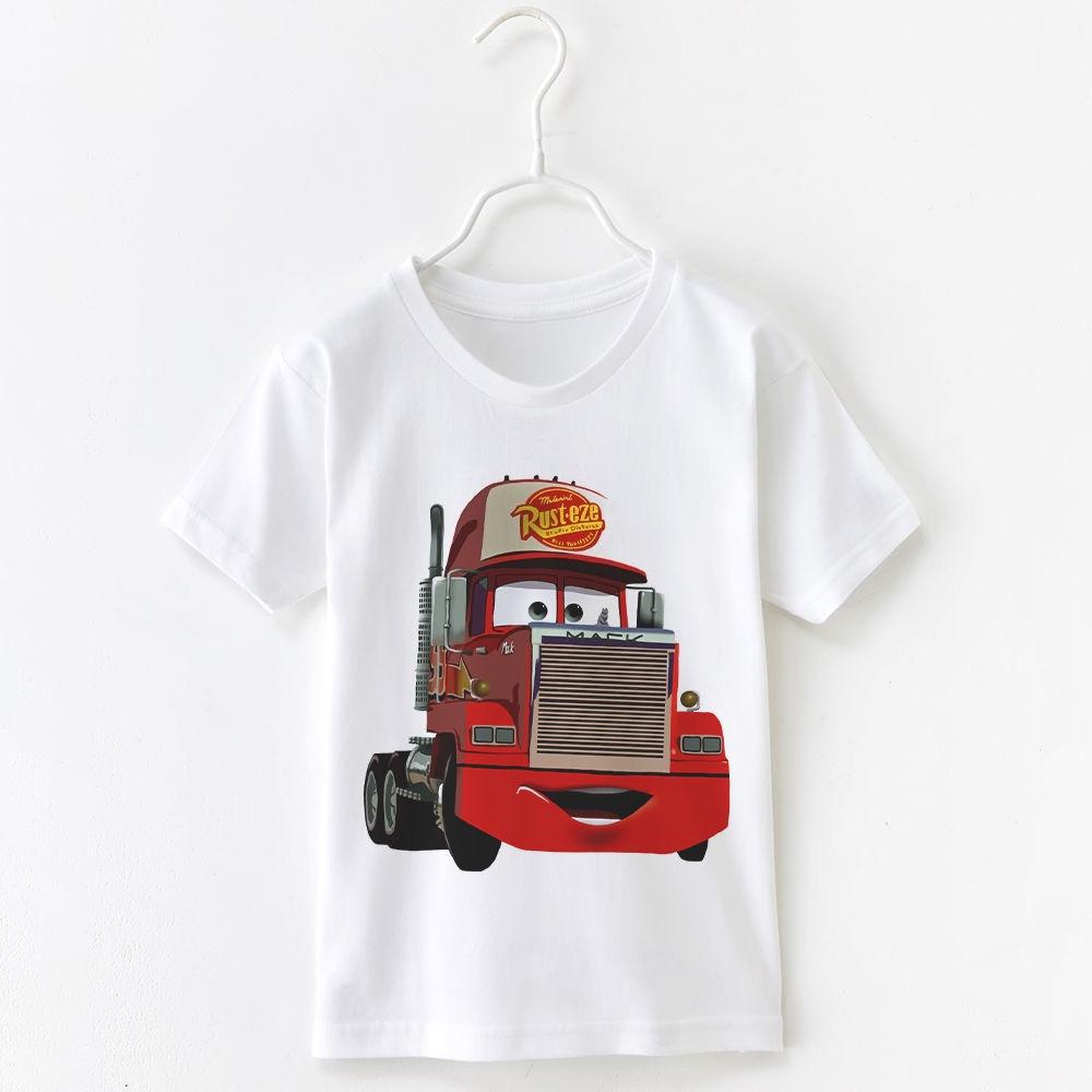 Graphic T-Shirt Lightning McQueen Cars 95 Hip Hop Vintage T-Shirt Harajuku Streetwear Cotton Summer Top T-Shirt Men Women Tee