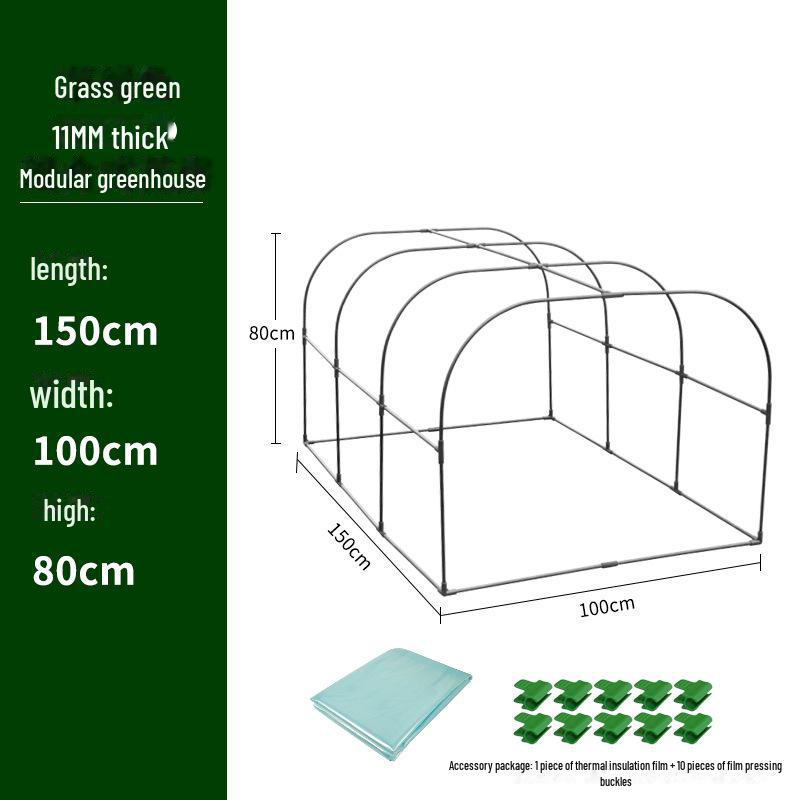 Plant Insulation Shed: Waterproof and Windproof Greenhouse Cover for Balcony Succulents, Winter Weather Protection