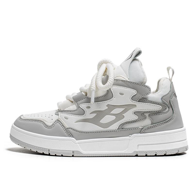 Neue Brot Herren Sneaker PU Designer Plateau Atmungsaktiv Klobige Skate Schuhe Lässig Low-Top Vulkanisiert Sportlich Männliche Schuhe