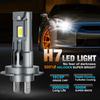 2st H7 LED Strålkastare Glödlampor H11 9005 9006 Led Mini Trådlös Pannlampa 50W 20000LM 6500K H8 HB3 HB4 CSP Auto Diod Lampor Bil Turbo Light 12V Bil