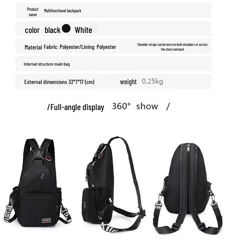 2024 Women's Fashion Water-Repellent Multifunctional Chest Bag