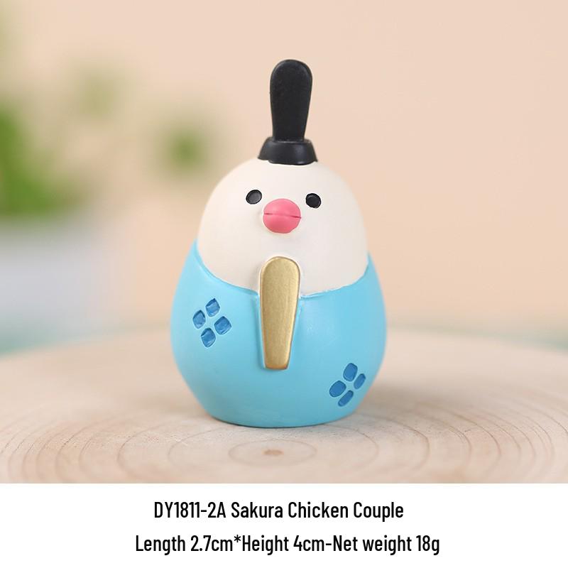 

Handmade Cute Japanese Zakka Cat & Cherry Blossom Resin Ornaments