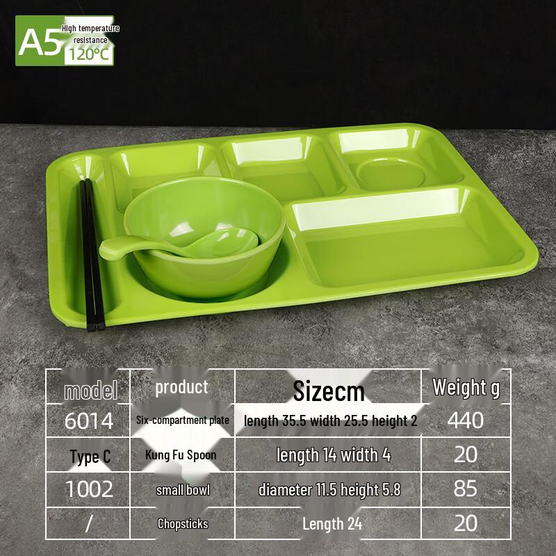 Commercial Melamine Divided Food Tray