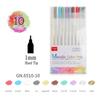 GuangNa 10/30 Colors Metallic Markers Fine Point Metallic Marker Calligraphy Brush Pens for Scrapbooking Crafts Art Rock Egg