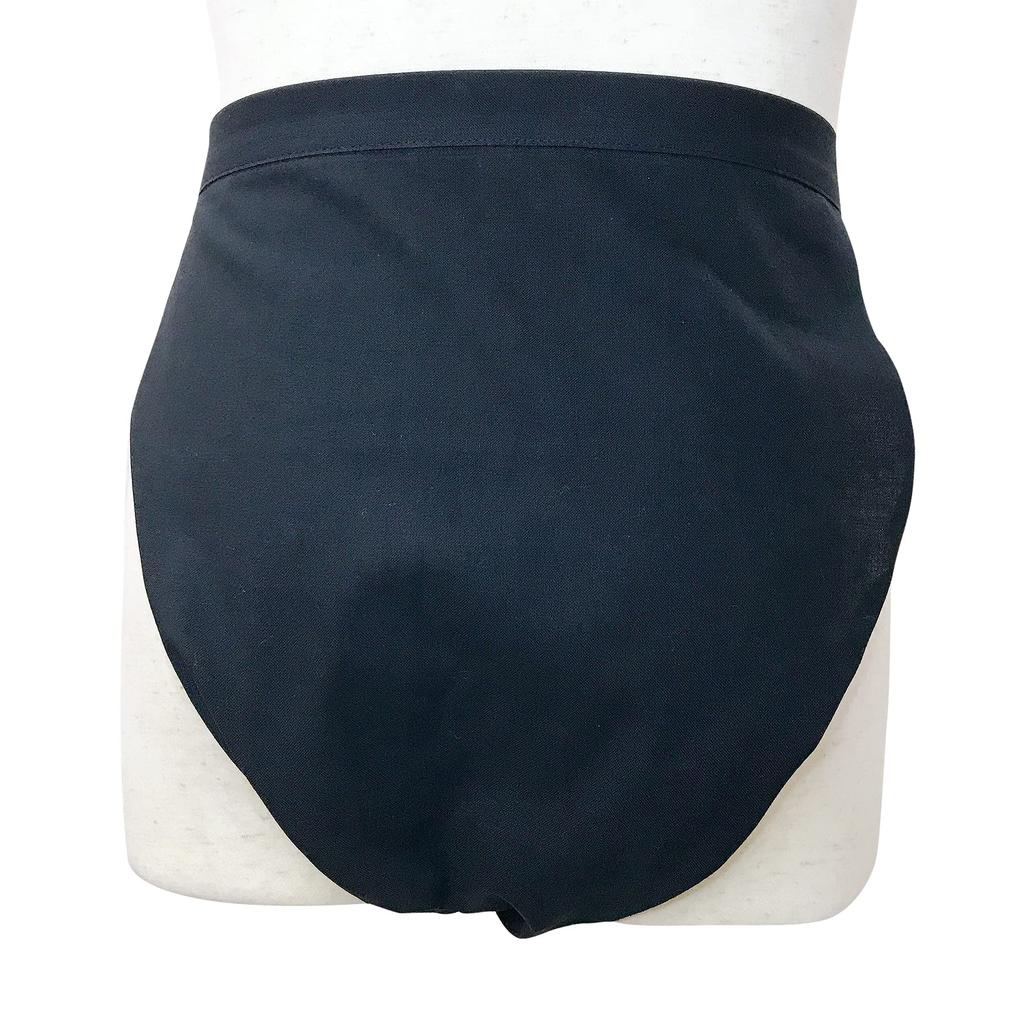 Edoten Etchu Fundoshi (Loincloth) - Made in Japan, 100% Cotton, Discharge-Dyed, Stylish Japanese Pattern, Men's, One Size Fits All, Skull and Black
