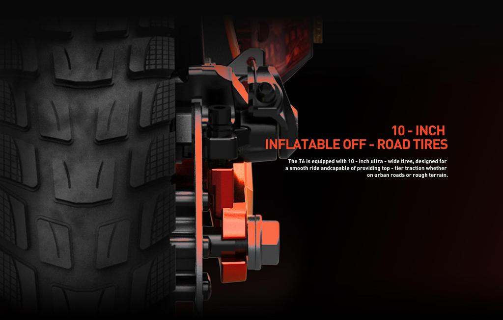 JOYOR T6 48V 18Ah Foldable Electric Scooter, 600W Motor, 70km Range, 25km/h, Off-Road Tires, Hydraulic Suspension for Adults Commuting