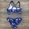 Baby Girl Print Badedrakt Badedrakter Barn To deler Badetøy Beach Bikini Girl Biquini Dress