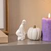 Halloween Ghost Figurine, Funny 3D Printed Scream Ghost Statue for Desk, Tabletop, Mantel, Shelf, Spooky Home Decor