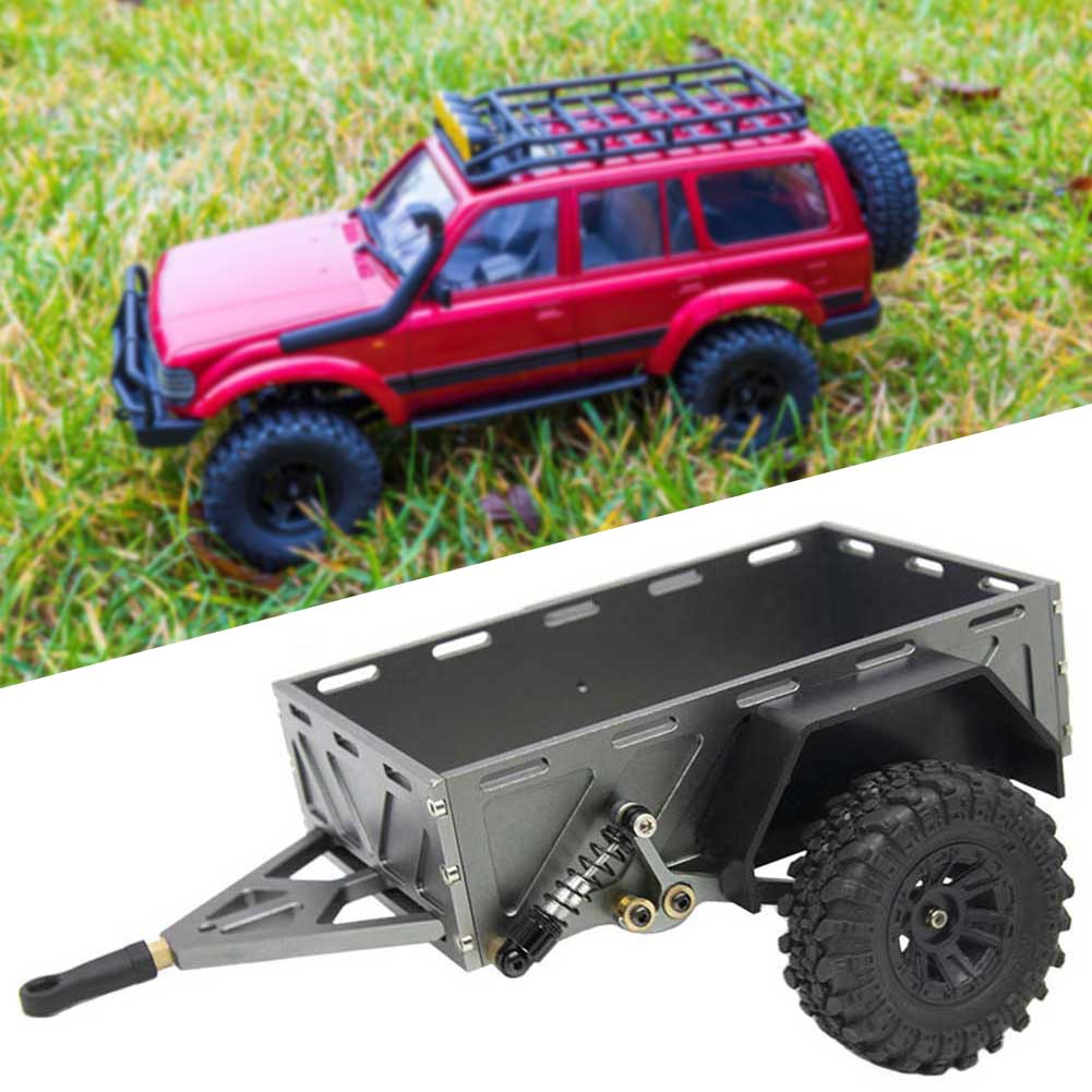 Aluminum Trailer For Hauling Behind Car Aluminum Alloy Utility Trailer Model RC-Car Modification Accessories